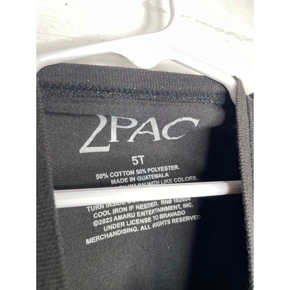Tupac Baby Toddler Band Tee 5T Black 2Pac - Picture 2 of 3